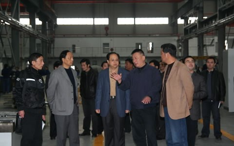 杭州市臨安市領(lǐng)導來公司調(diào)研